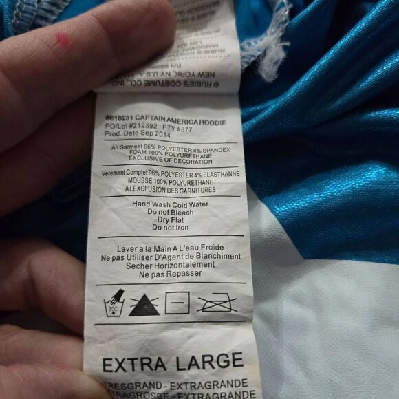 Marvel Comic Captain America Dress Halloween Costume XL youth - Picture 6 of 6